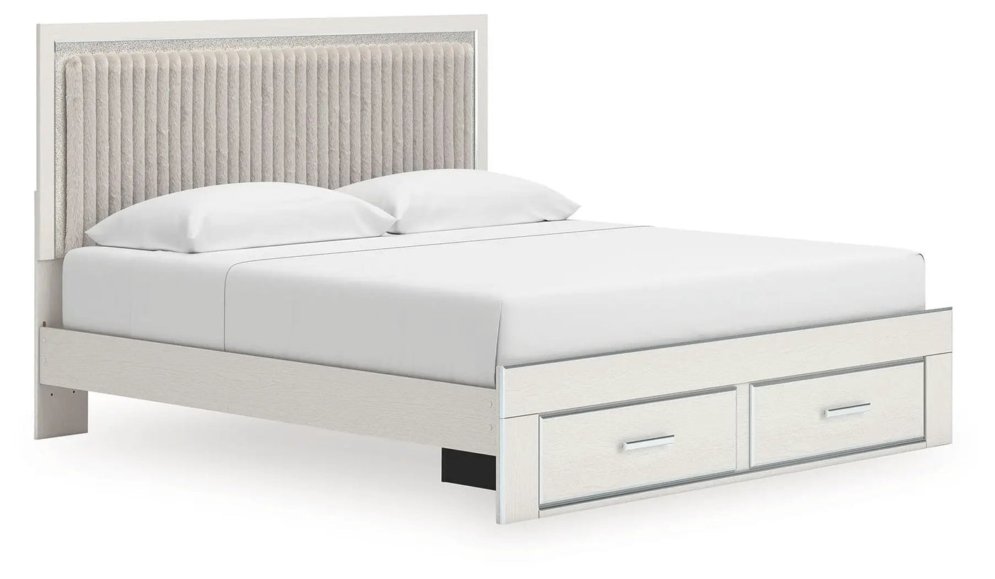 Zuraleus - Upholstered Panel Platform Storage Bed by Unique Piece Furniture