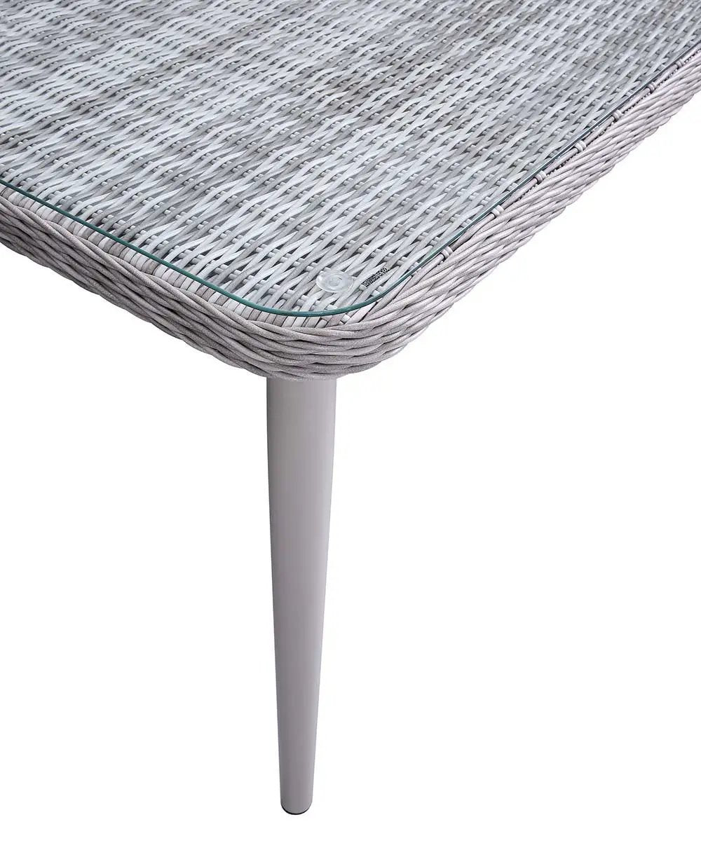 Jenneva - 7 Piece Patio Dining Set - Night Green Fabric & Gray by Unique Piece Furniture