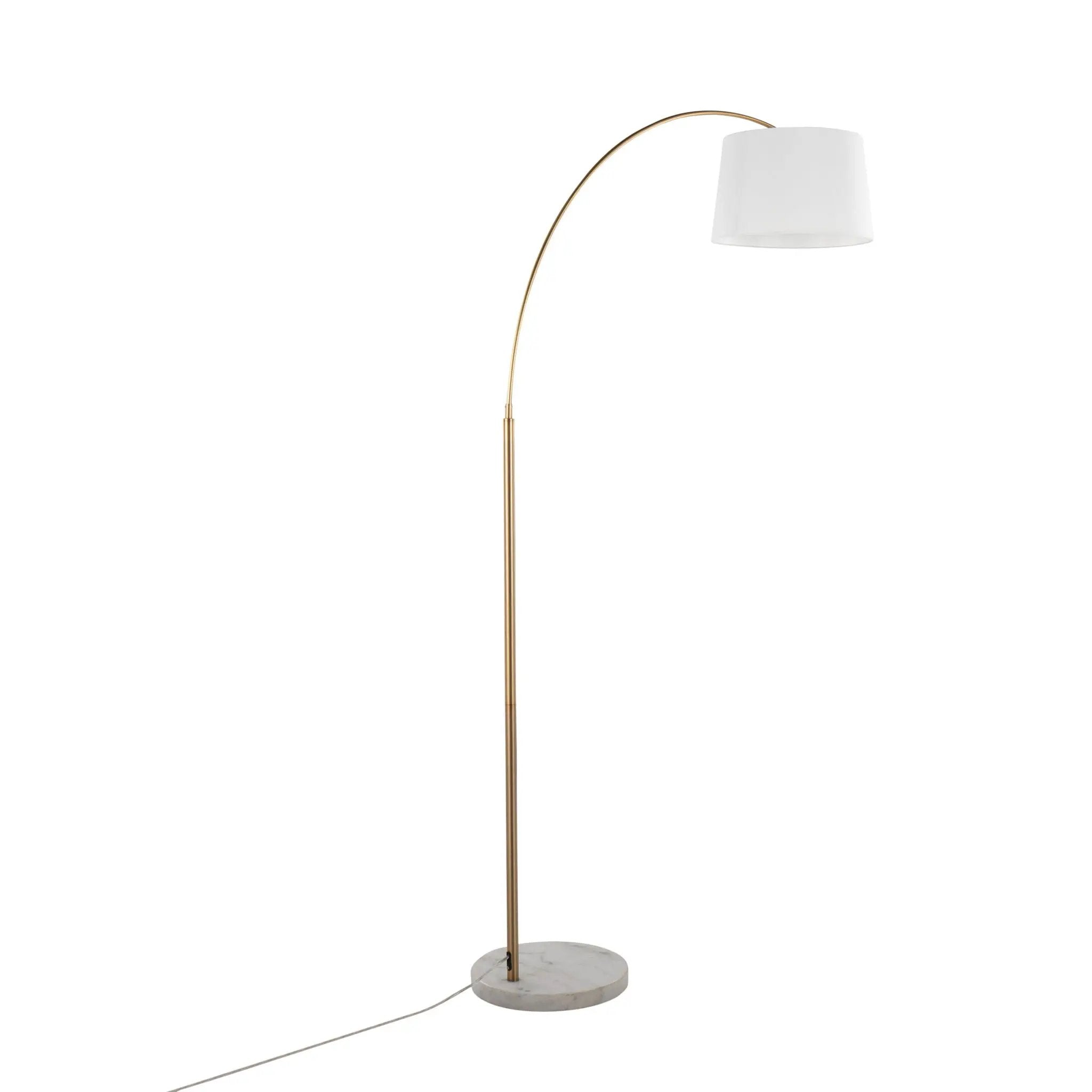 March - Contemporary Floor Lamp & Elegant Finish by HouseOfZazla