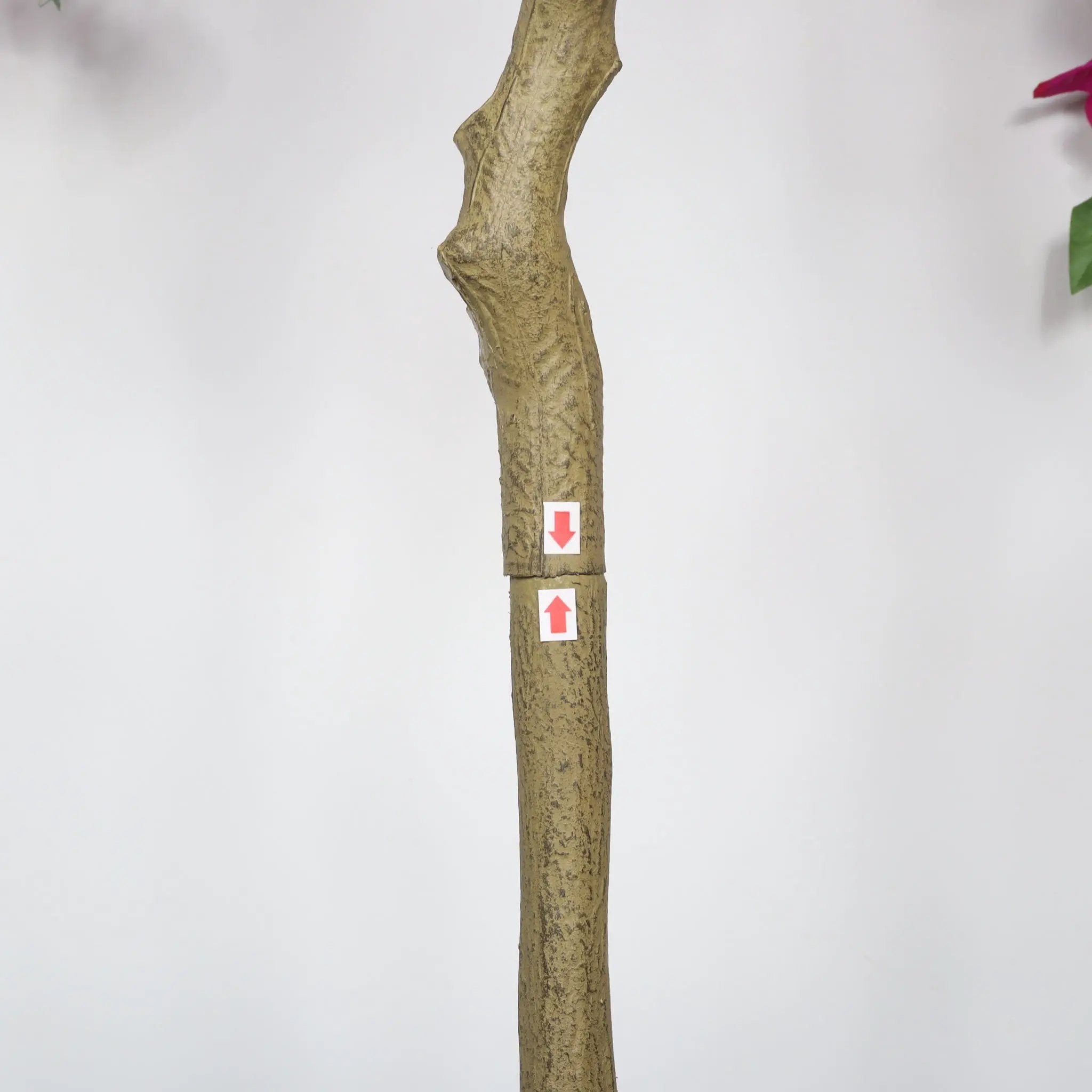 Artificial Bougainvillea Tree, Realistic Faux Potted Plant For Indoor Home Decor - Dark Pink / Green Leaves by Unique Piece Furniture