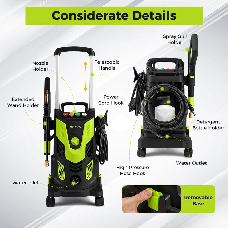 2300 PSI 1.8 GPM Electric High Pressure Power Washer by DirectDeals