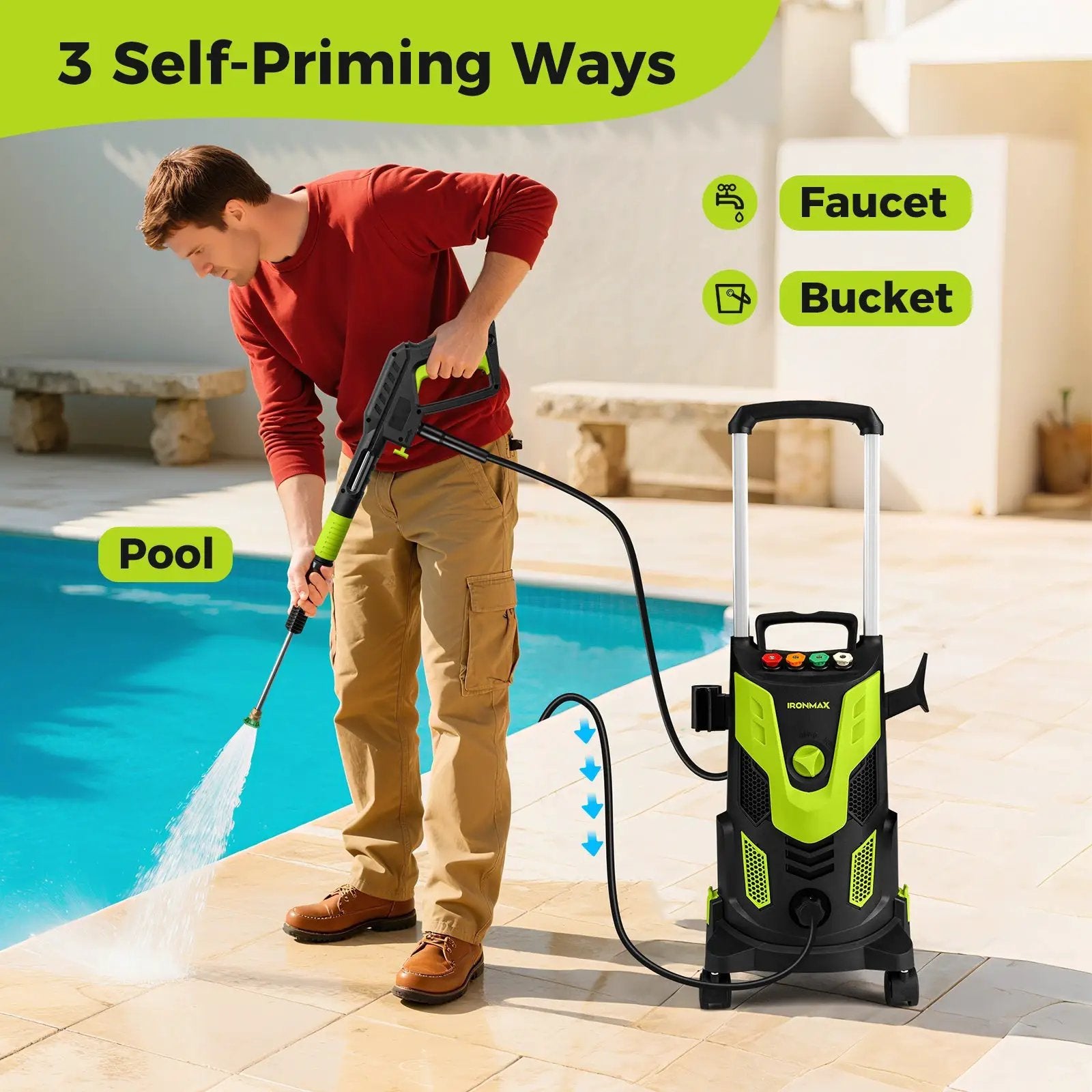 2300 PSI 1.8 GPM Electric High Pressure Power Washer by DirectDeals
