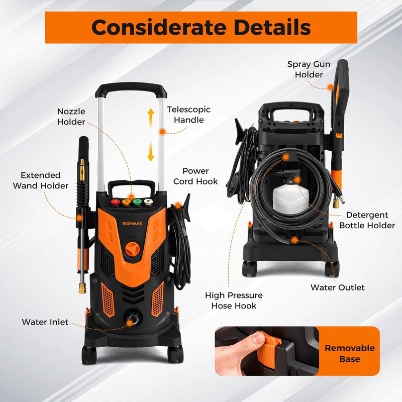 2300 PSI 1.8 GPM Electric High Pressure Power Washer by DirectDeals