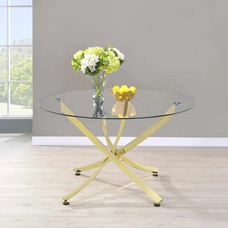Orlette - Dining Table - Clear by HouseOfZazla