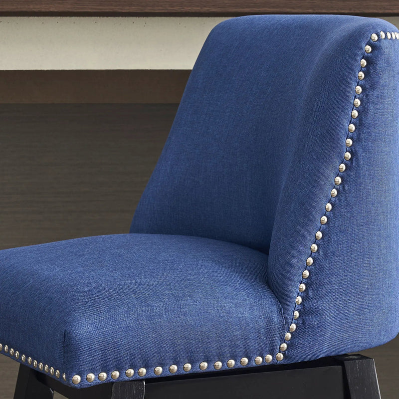 Upholstered Swivel Bar Stool by HouseOfZazla