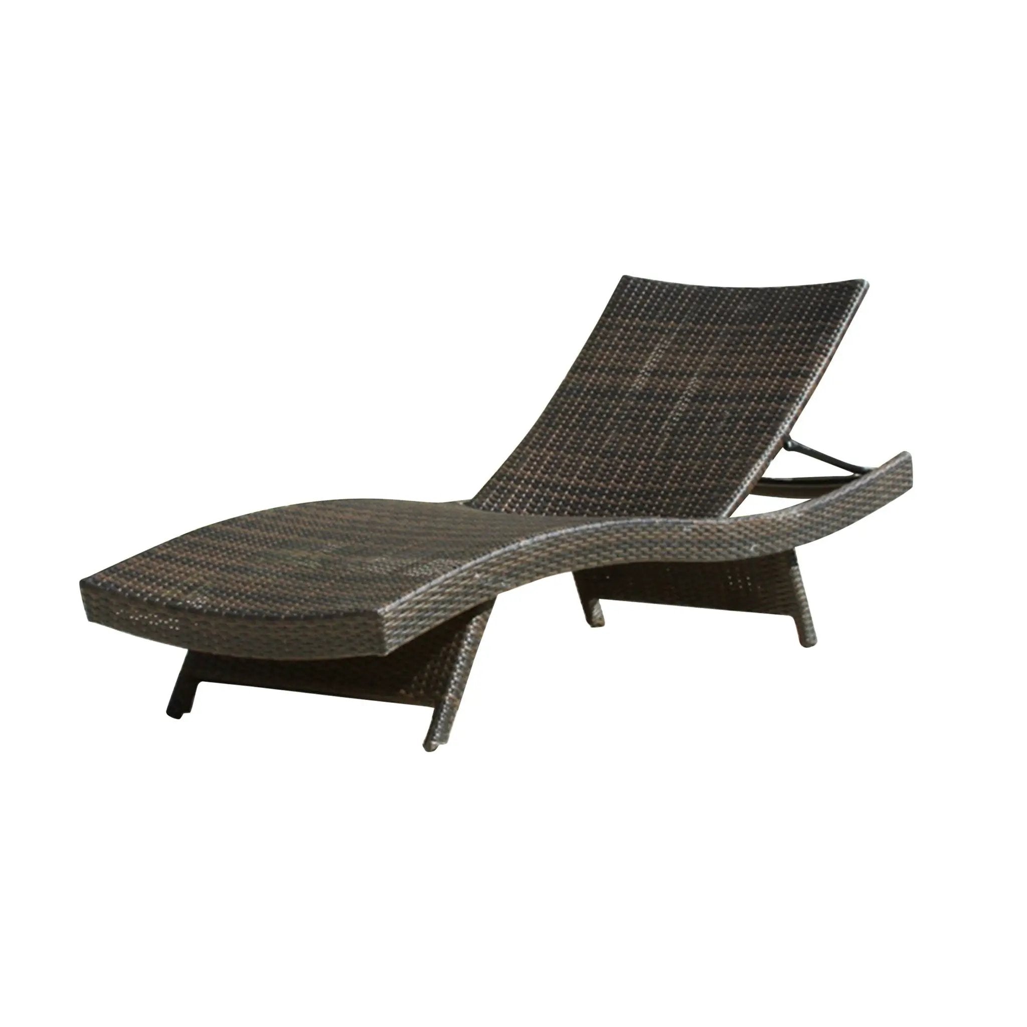 Mysticism Outdoor Chaise Lounge with Adjustable Backrest and Foldable Legs by HouseOfZazla