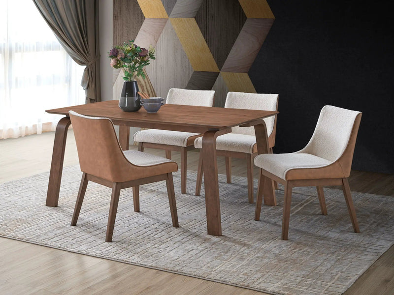 Ginny - Dining Table - Walnut by Unique Piece Furniture