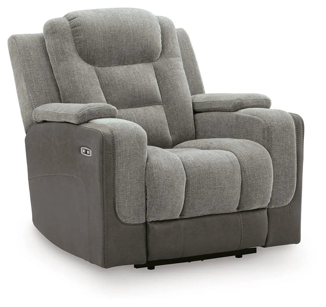Mixed Motion - Power Recliner With Adjustable Headrest by Unique Piece Furniture