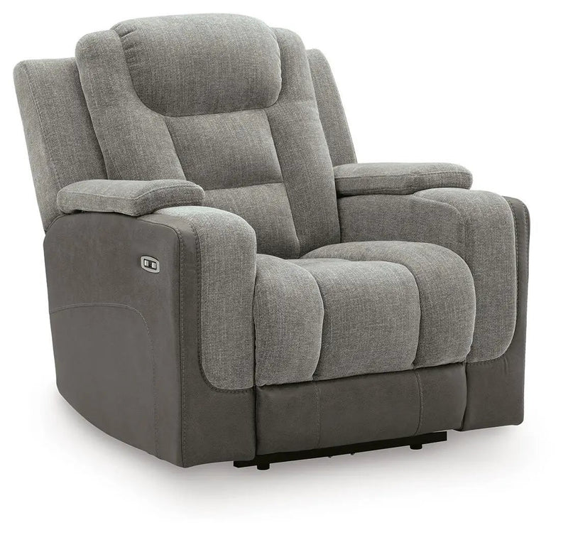 Mixed Motion - Power Recliner With Adjustable Headrest by Unique Piece Furniture