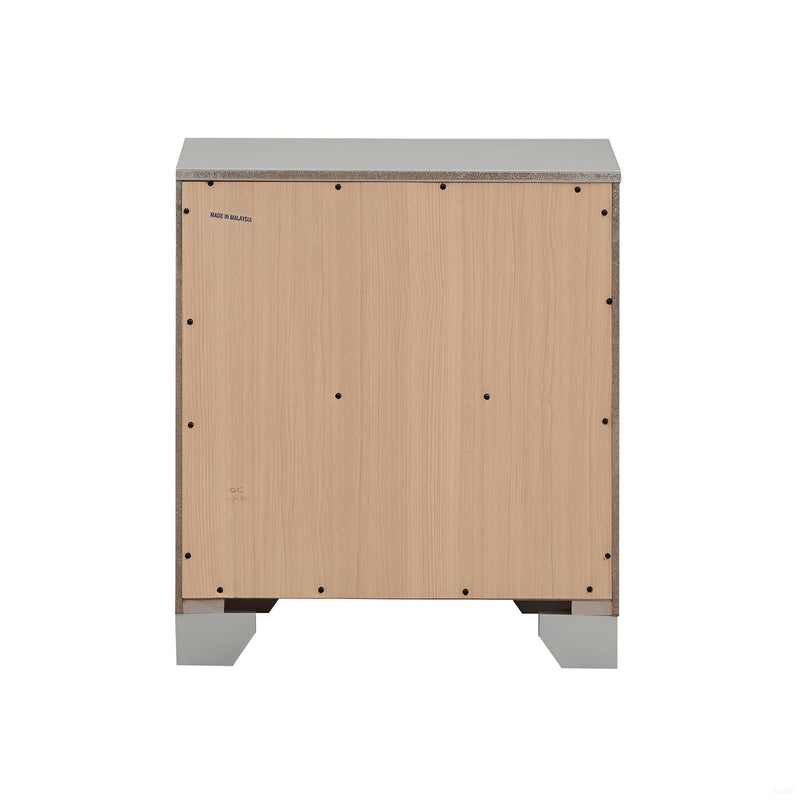Madison - Nightstand - Silver Champagne by HouseOfZazla