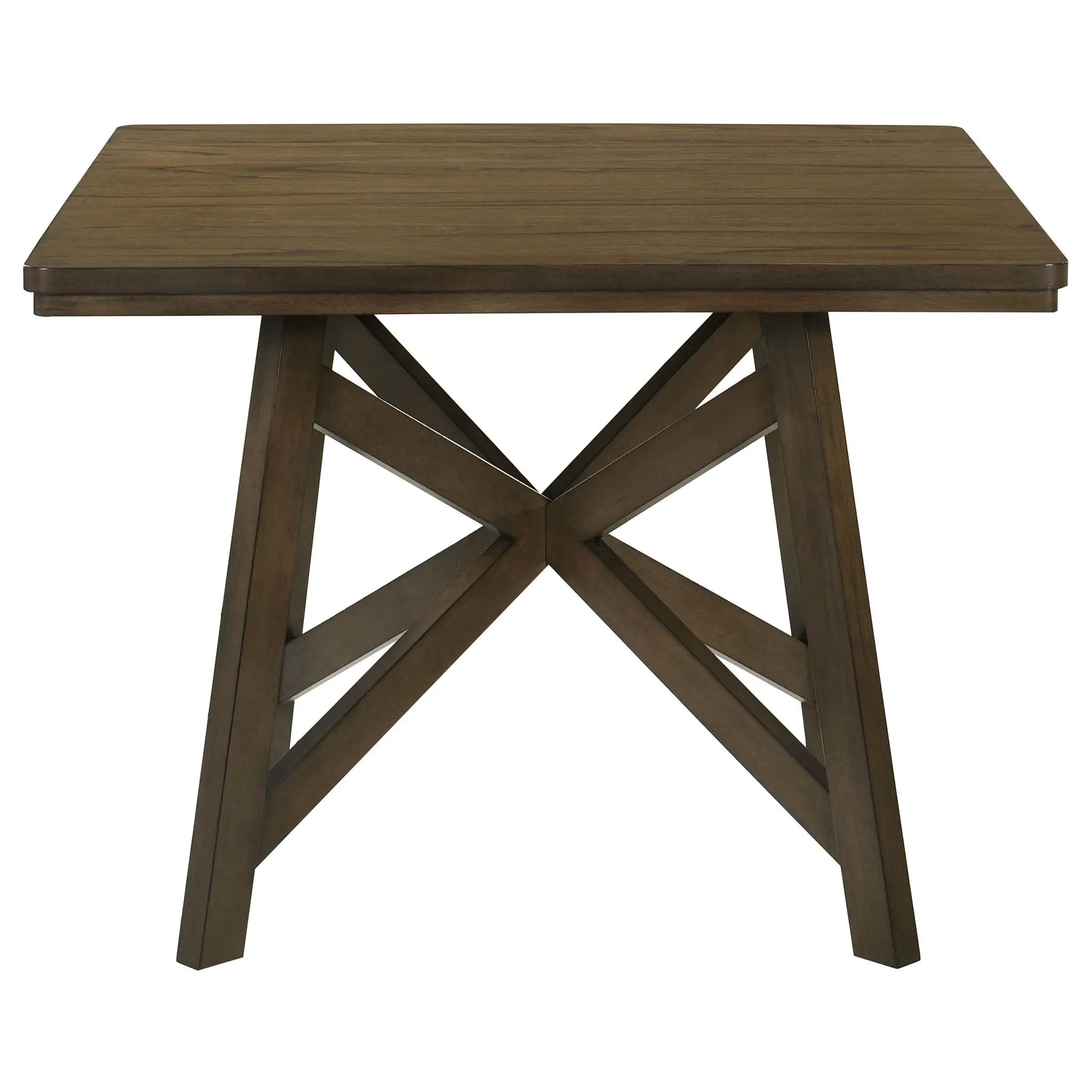 Canfield 47-inch Square Counter Height Dining Table Brown by Unique Piece Furniture