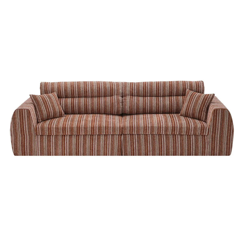 3 Seater, Couch With Throw Pillows For Living Room by Unique Piece Furniture