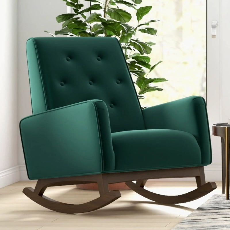 Demetrius - Solid Wood Rocking Chair by HouseOfZazla