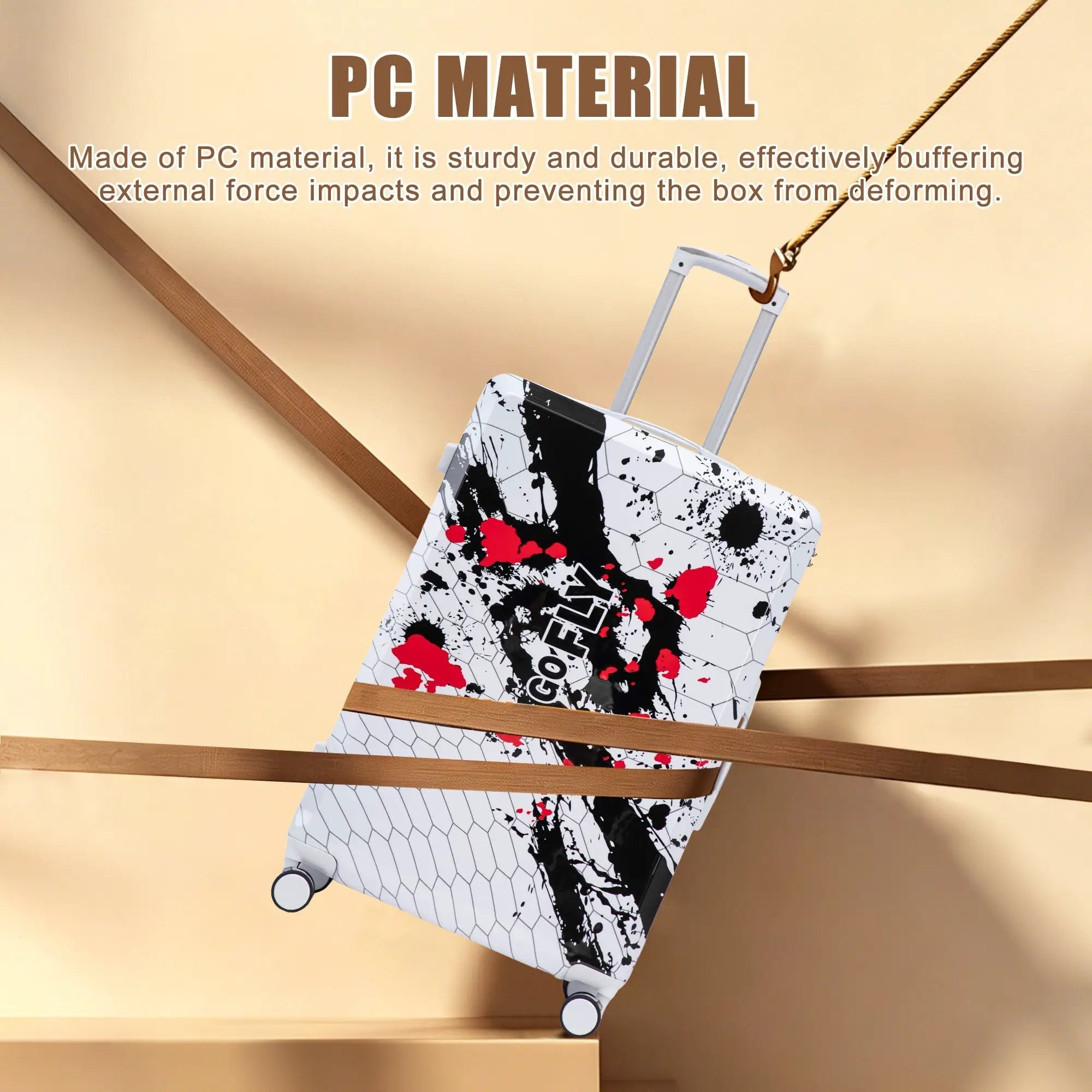 28 Inch PC Spinner Wheel Luggage by HouseOfZazla