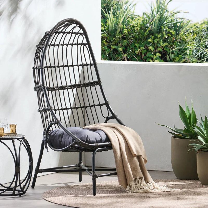 Elon Cocoon Chair - Gray by HouseOfZazla
