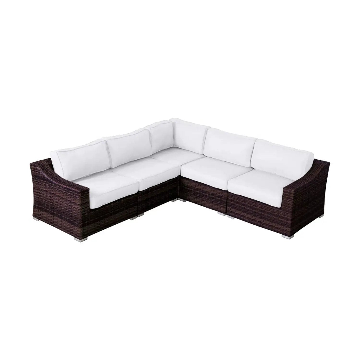 Outdoor Wicker Sofa Seating Group With Cushions by Unique Piece Furniture