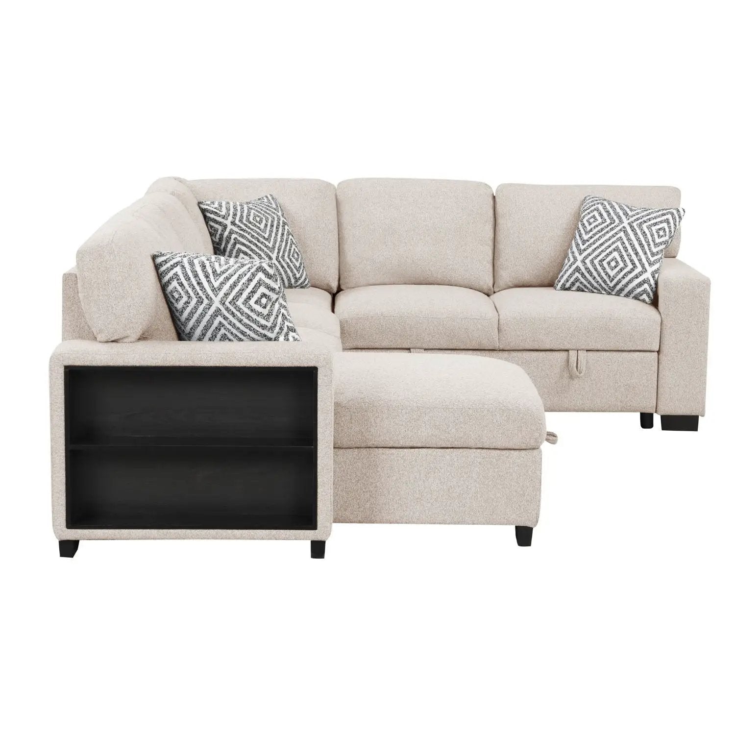 Cairo - Sectional With Pullout Sleeper by HouseOfZazla