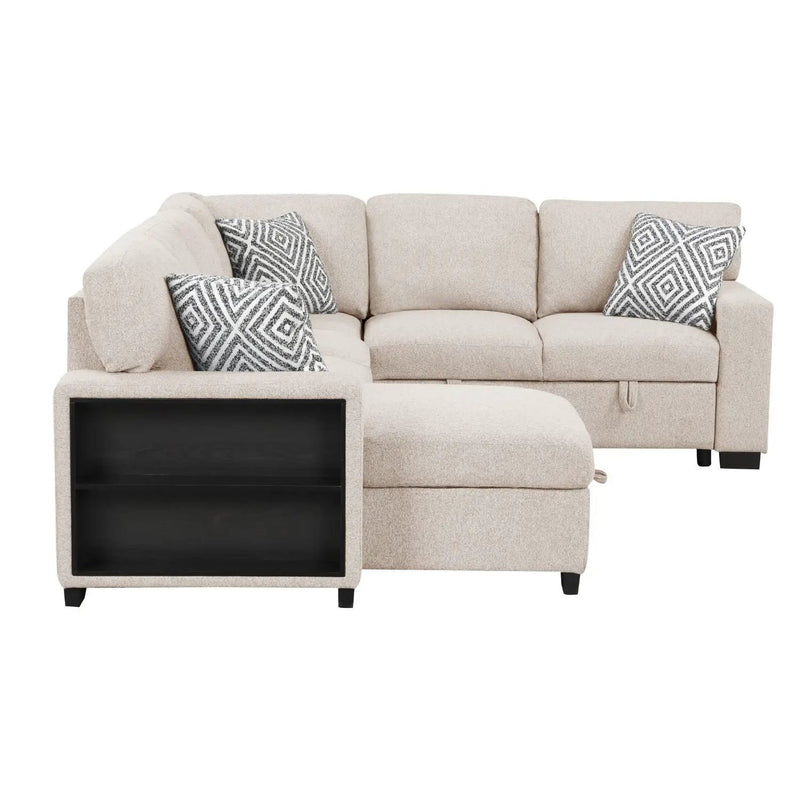 Cairo - Sectional With Pullout Sleeper by HouseOfZazla