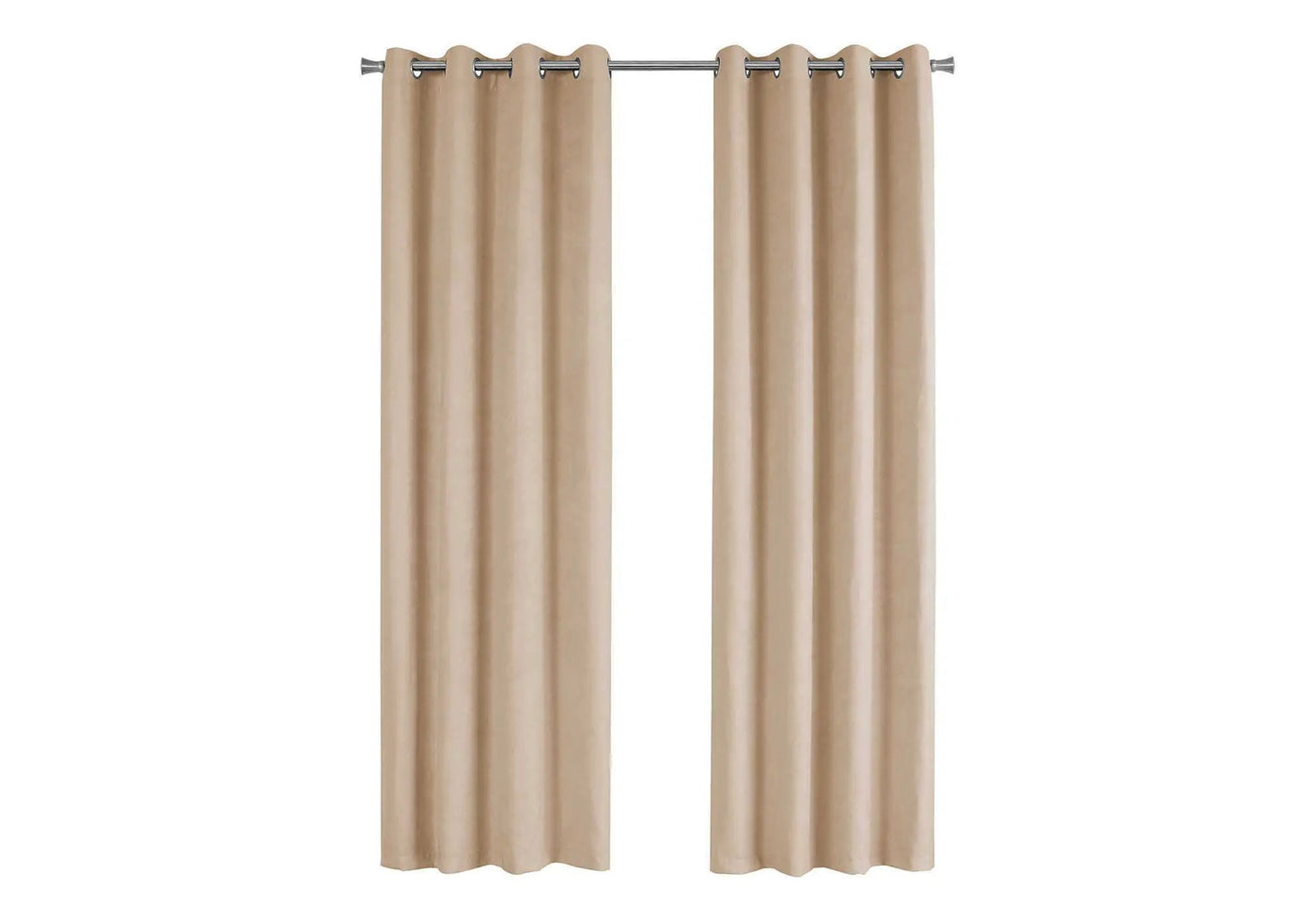 2 Pieces Set, Curtain Panel, Room Darkening, Grommet by Unique Piece Furniture