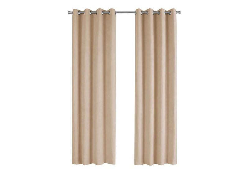 2 Pieces Set Room Darkening Curtain Panels with Grommet by HouseOfZazla