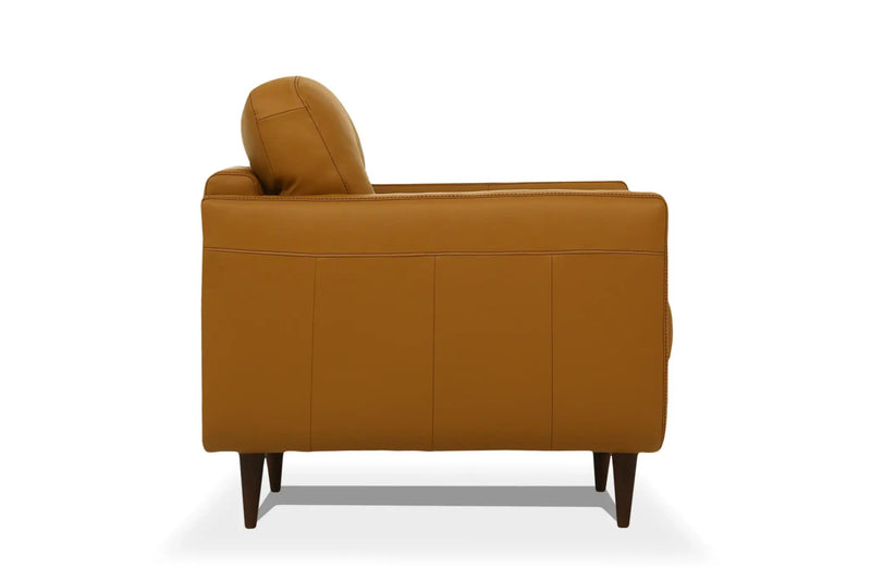 Radwan Camel Leather Sofa (Assembled) by HouseOfZazla