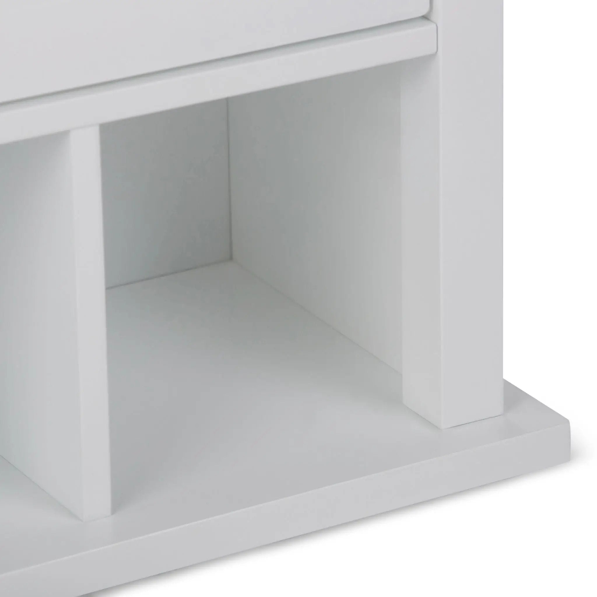 Avington - 2 Door Wall Cabinet With Cubbies - Pure White by HouseOfZazla