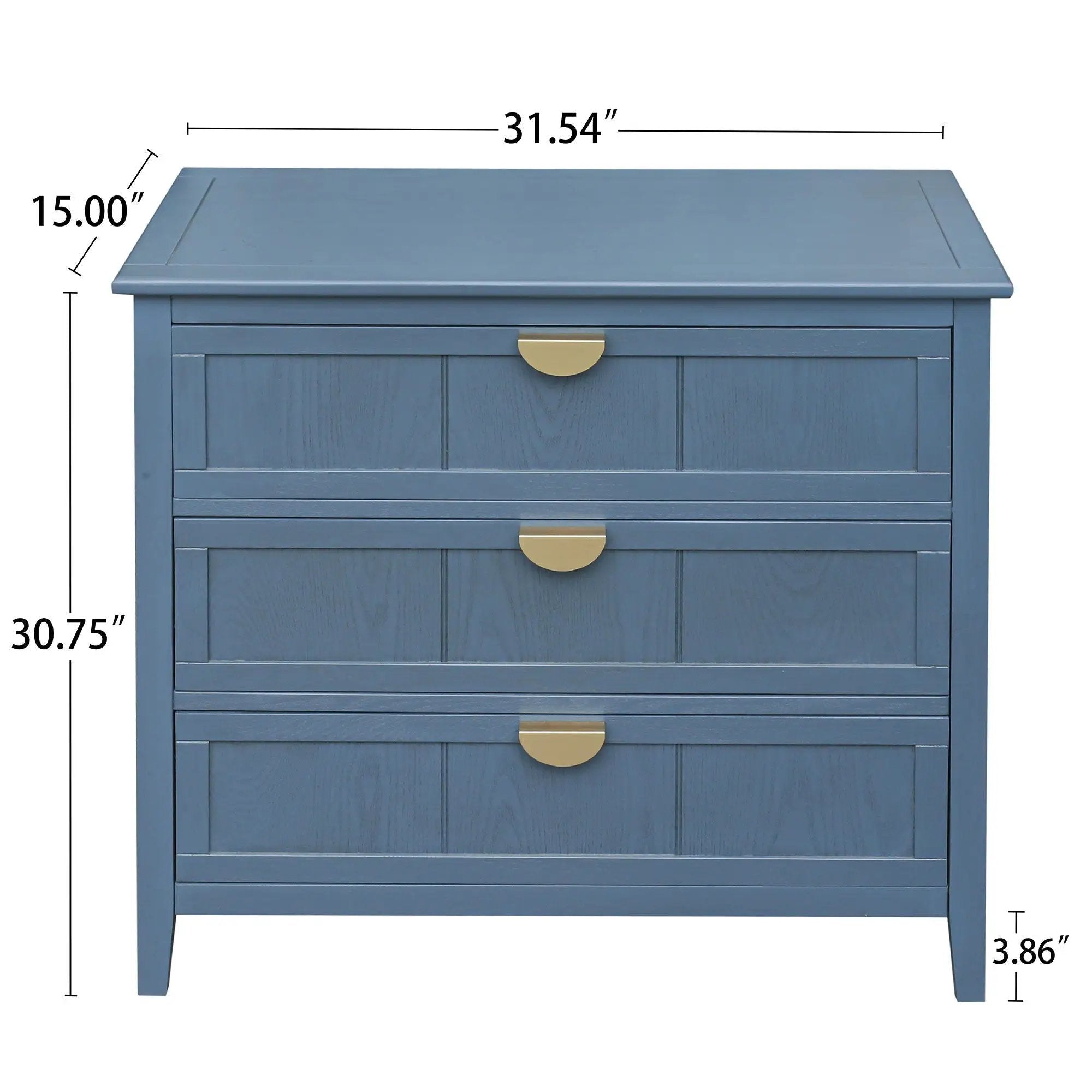 Classic 3 Drawer Cabinet by HouseOfZazla