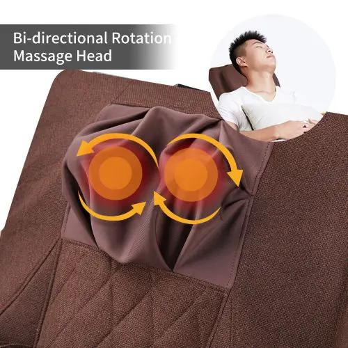 Full Massage Function Air Pressure Comfortable Relax Rocking Chair, Lounge Chair Relax Chair - Brown by Unique Piece Furniture