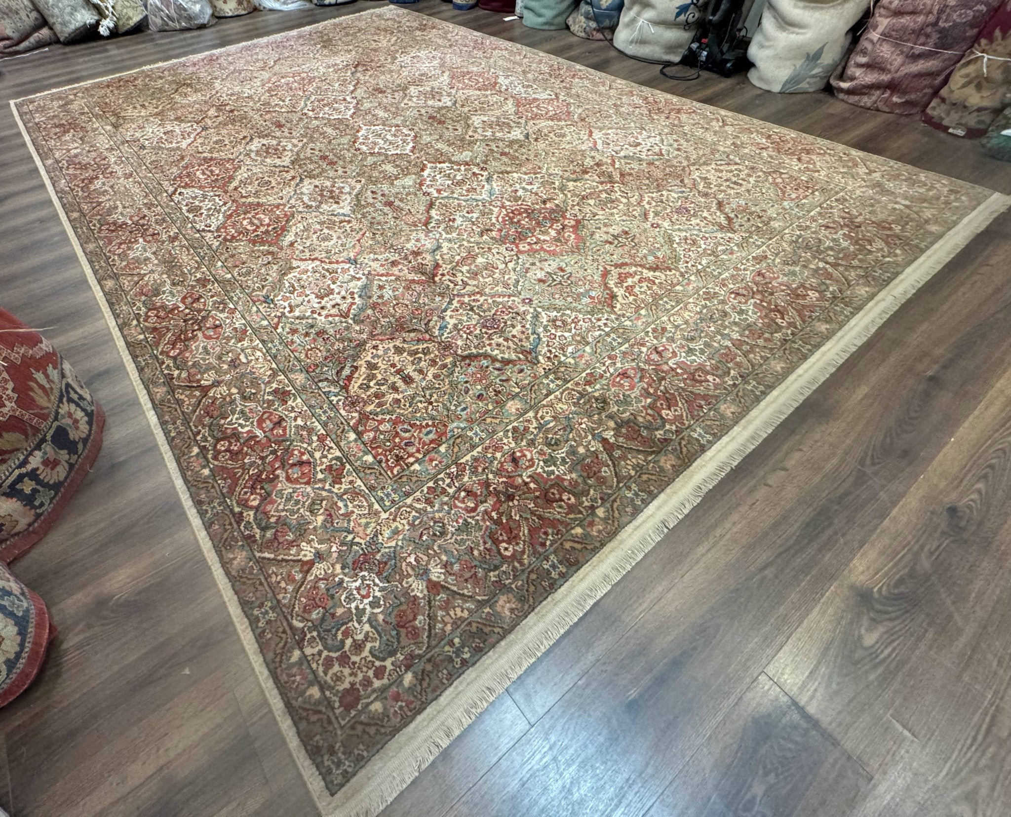 10x14 Karastan Empress Kirman Rug #700/719, Vintage Wool Discontinued Karastan by Jewel Rugs