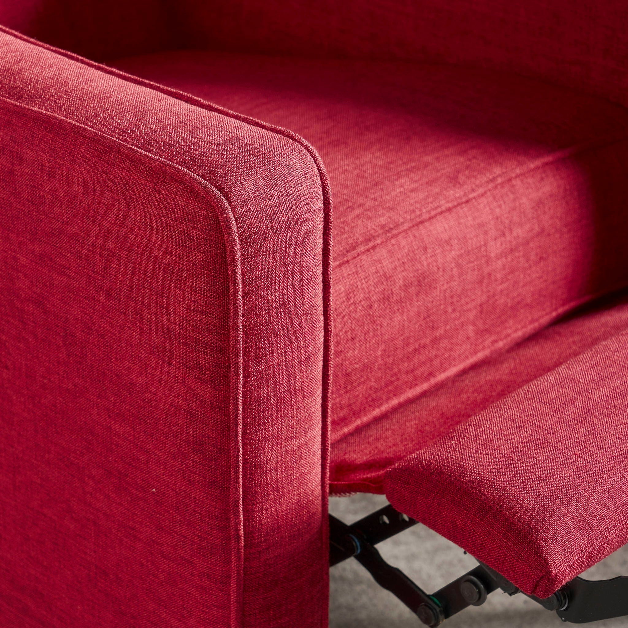 Mid-Century Modern Recliner With Button Tufted Waffle Stitch by HouseOfZazla