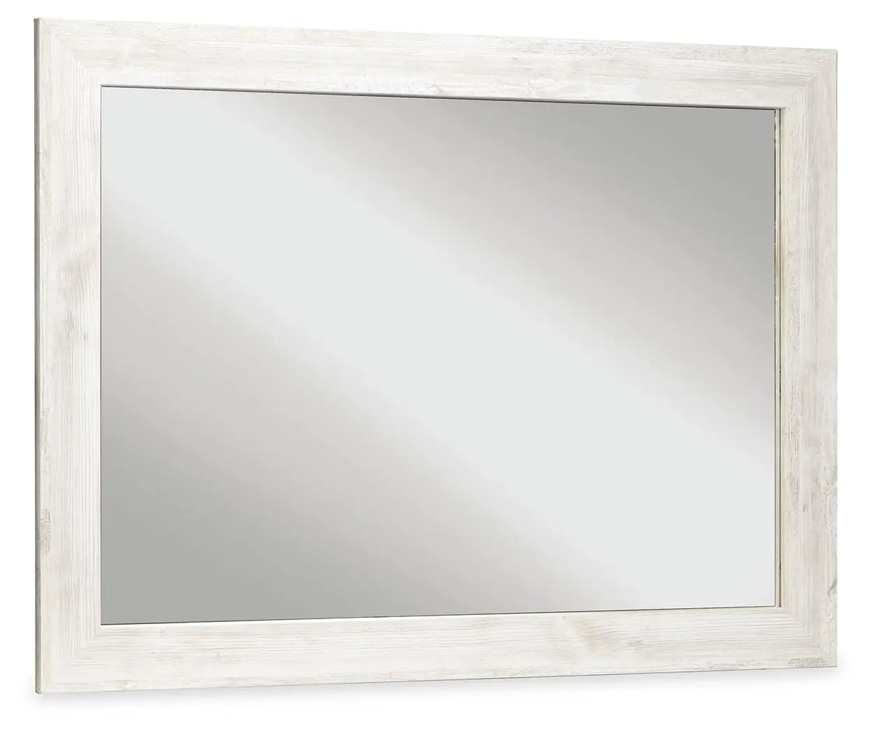 Paxberry - Bedroom Accent Mirror - Whitewash by Unique Piece Furniture