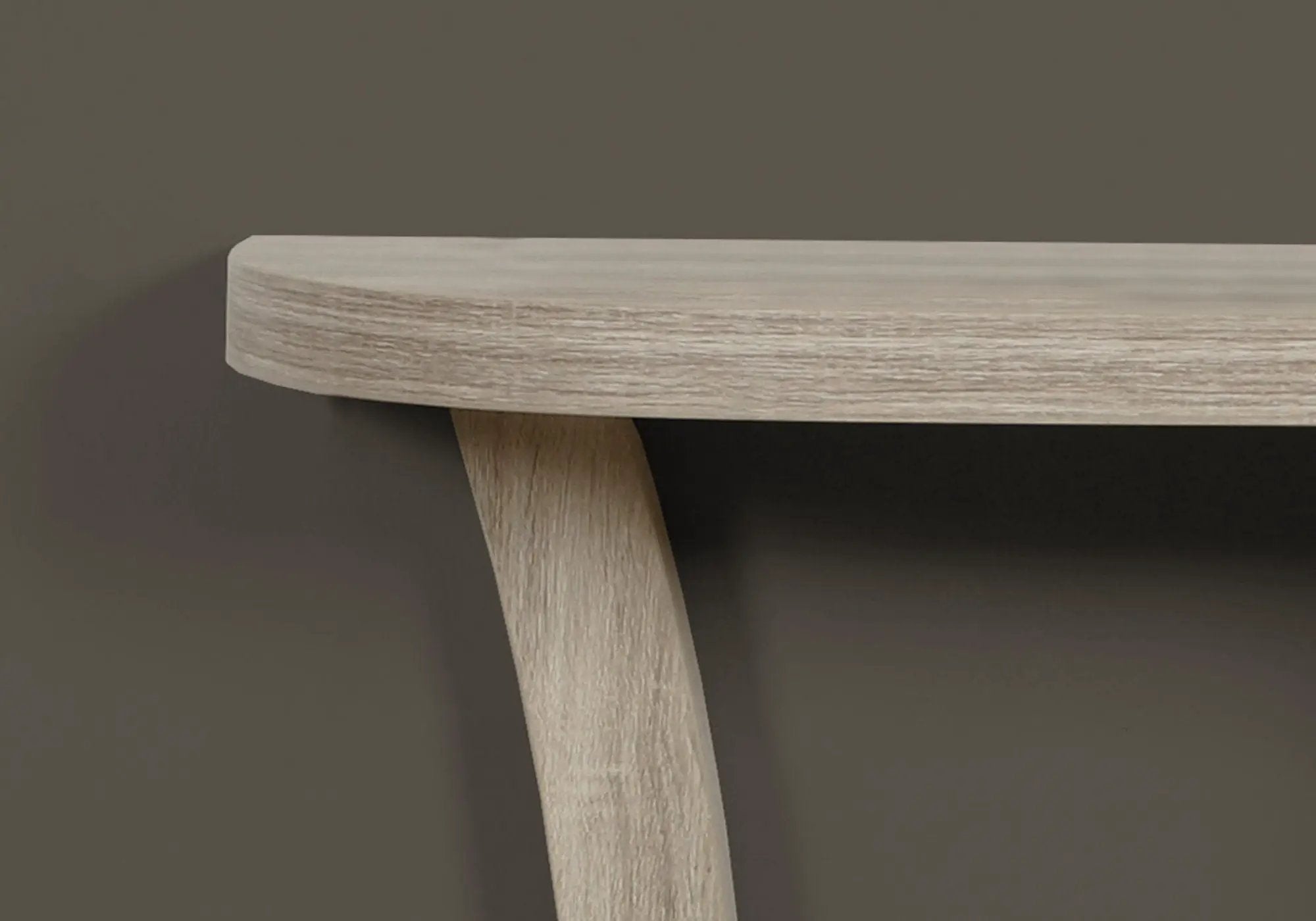 Accent Console Table For Entryway, Stylish - Taupe by HouseOfZazla