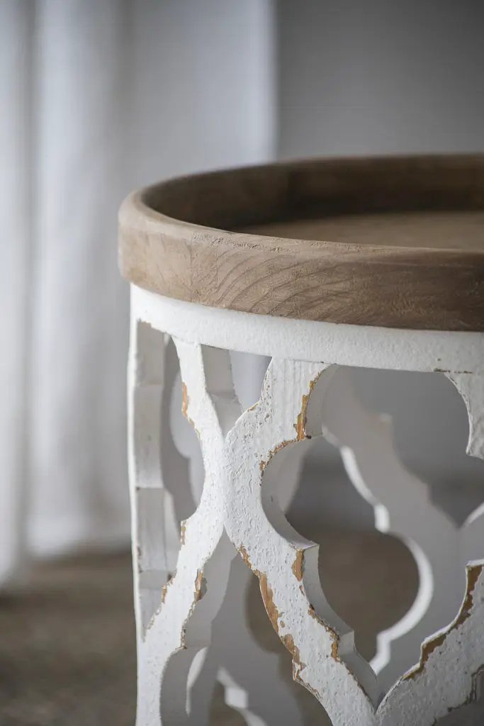 Stylish Rustic Round Wooden Table by Unique Piece Furniture