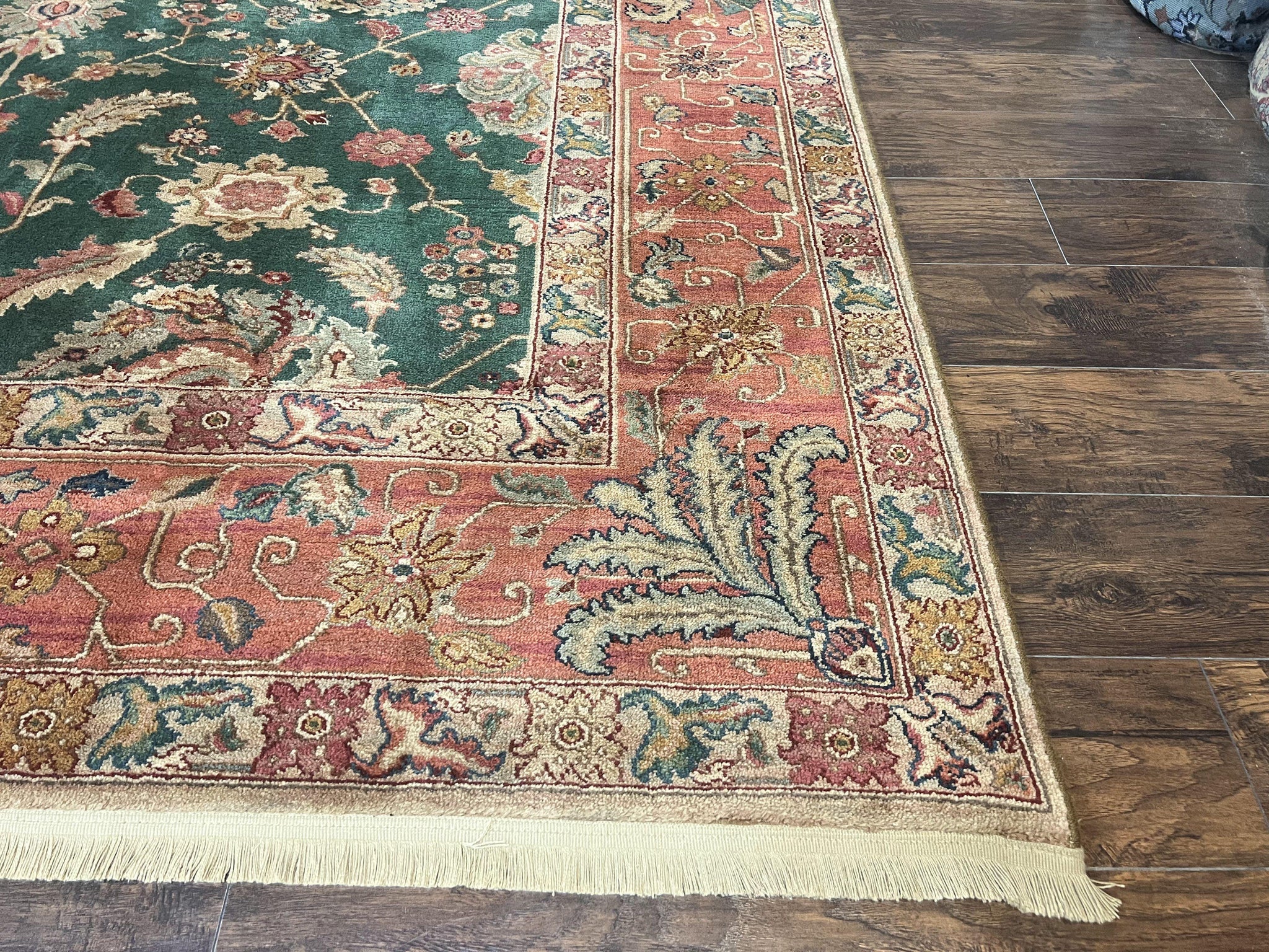 Karastan Rug 8.8 x 10 Samovar Teawash Agra #900-905, Vintage Wool Karastan Area Rug by Jewel Rugs