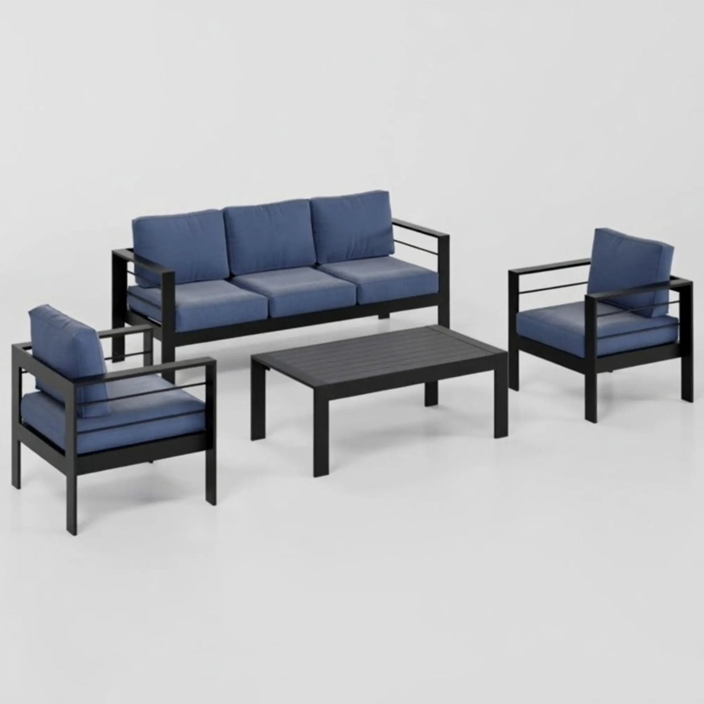 Outdoor Patio Set, All-Weather With Thick Cushions by HouseOfZazla