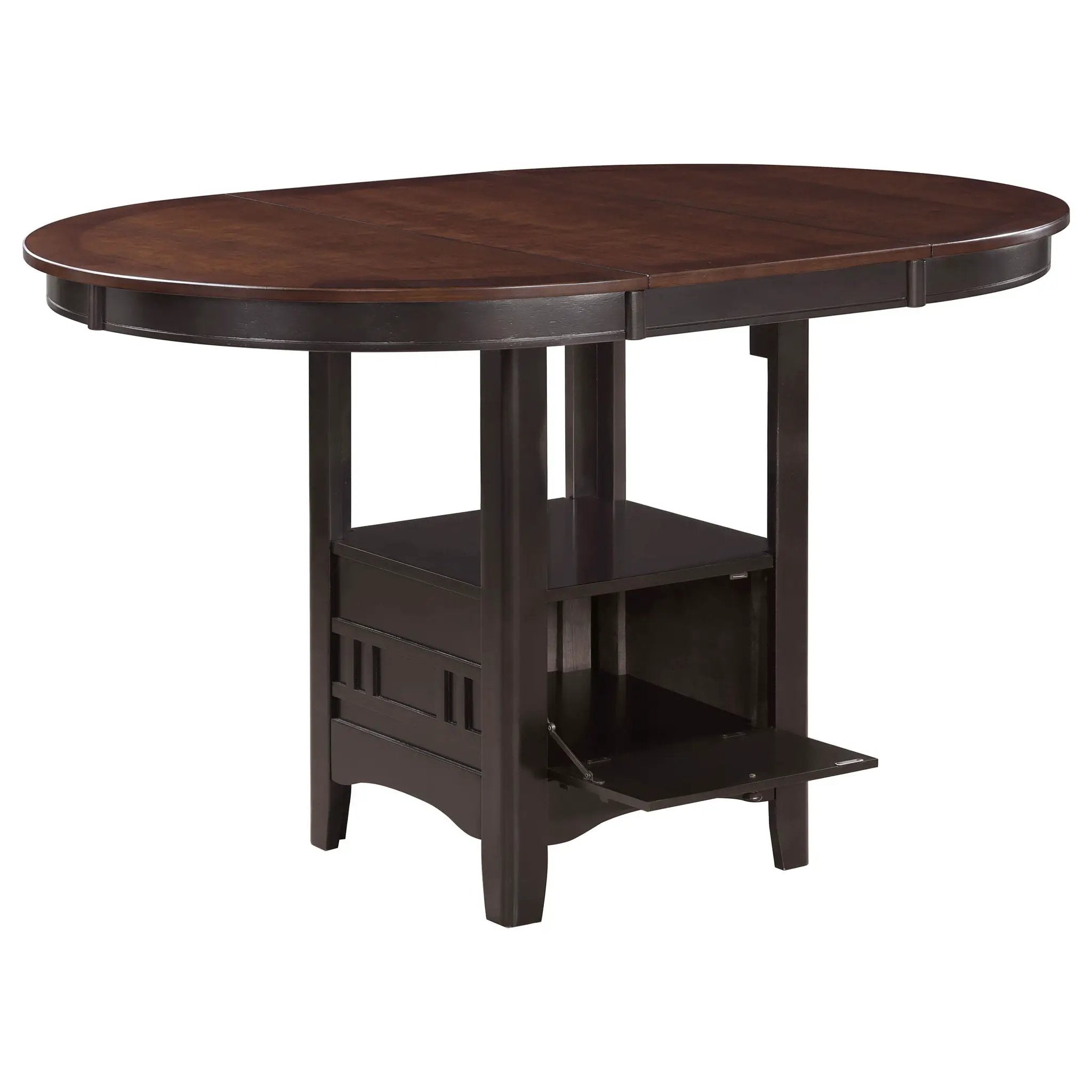 Lavon 5-piece Oval Counter Height Dining Set Light Chestnut by Unique Piece Furniture