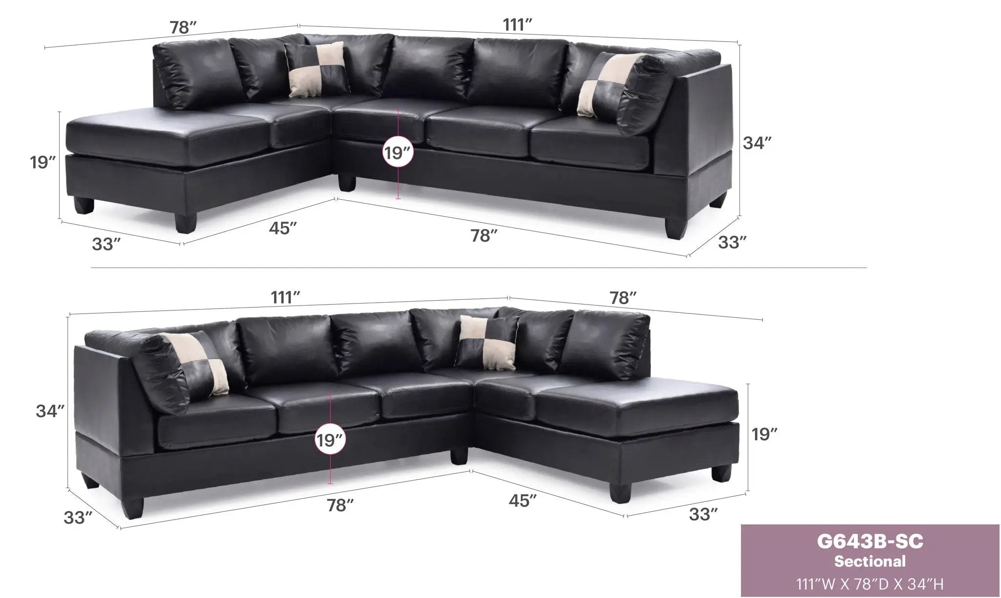 Malone - Comfort Sectional by HouseOfZazla