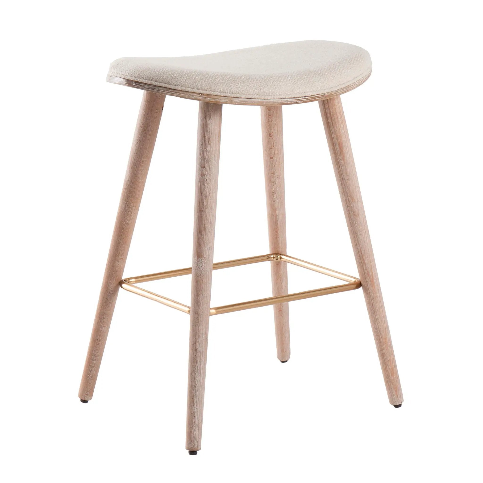 Saddle - Contemporary Counter Stool (Set of 2) by HouseOfZazla