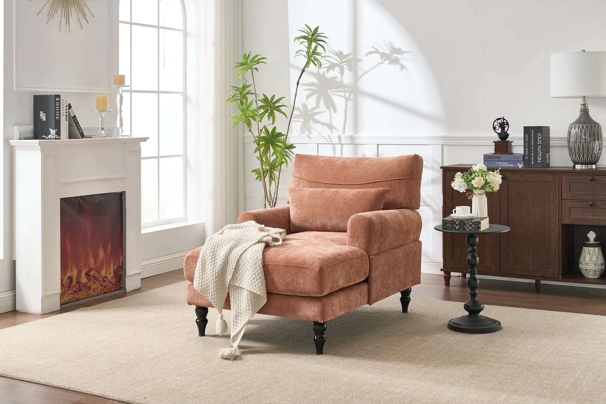 Modern Chaise Lounge Upholstered Indoor Recliner Sofa by HouseOfZazla
