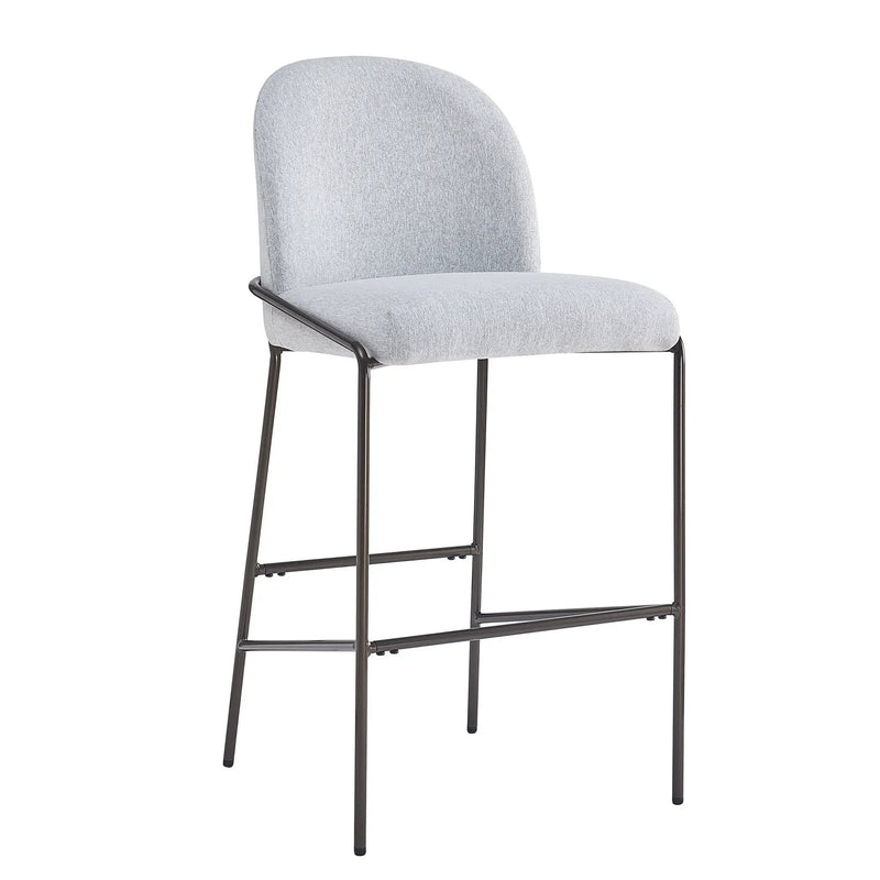 Galen Indoor Metal Upholstered Barstool by HouseOfZazla