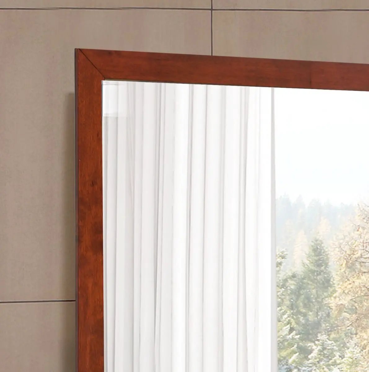 Burlington - Modern Design Transitional Wall Mirror by Unique Piece Furniture