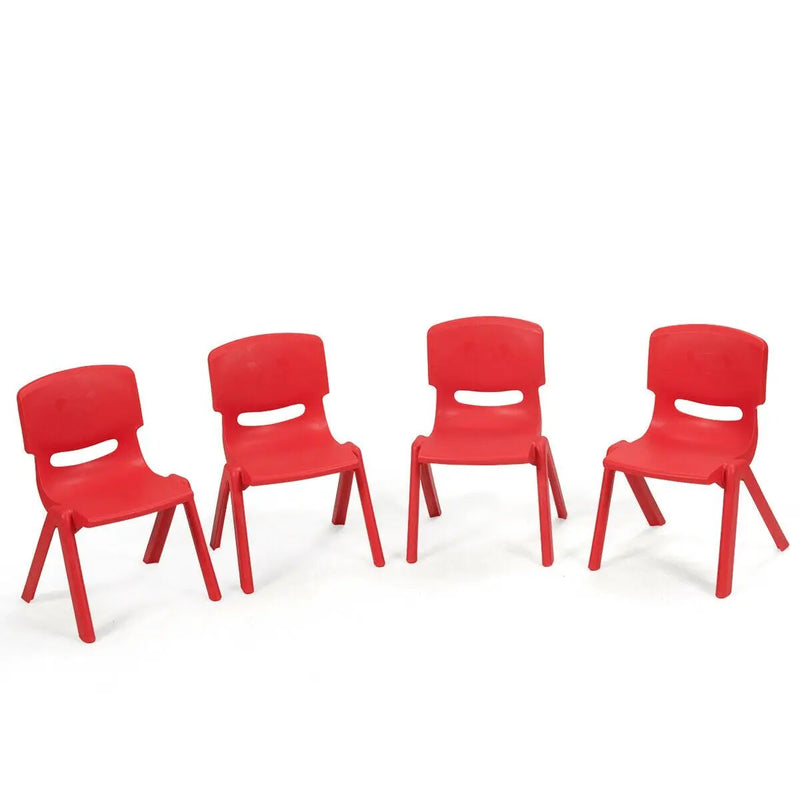 4-pack Kids Plastic Stackable Classroom Chairs by DirectDeals