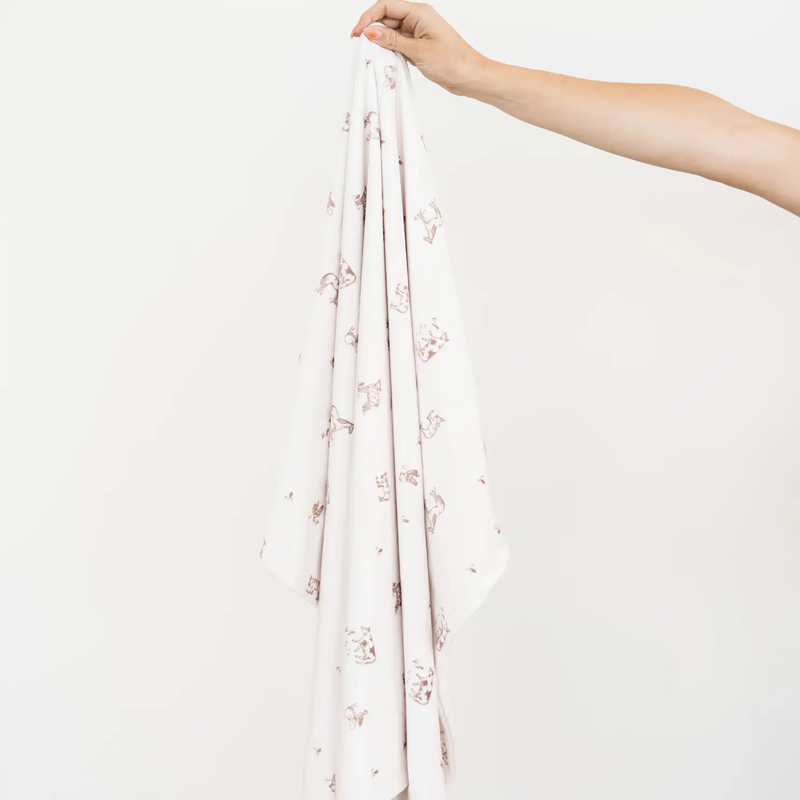 Minky Stretch Receiving Blankets by HouseOfZazla