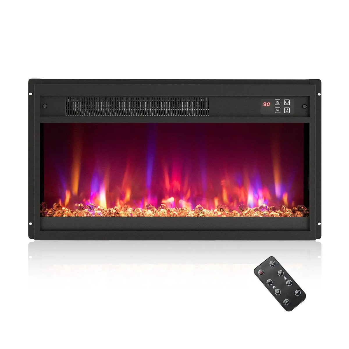 18/23/26 Inch 1500W Electric Fireplace Insert with Remote Control by DirectDeals
