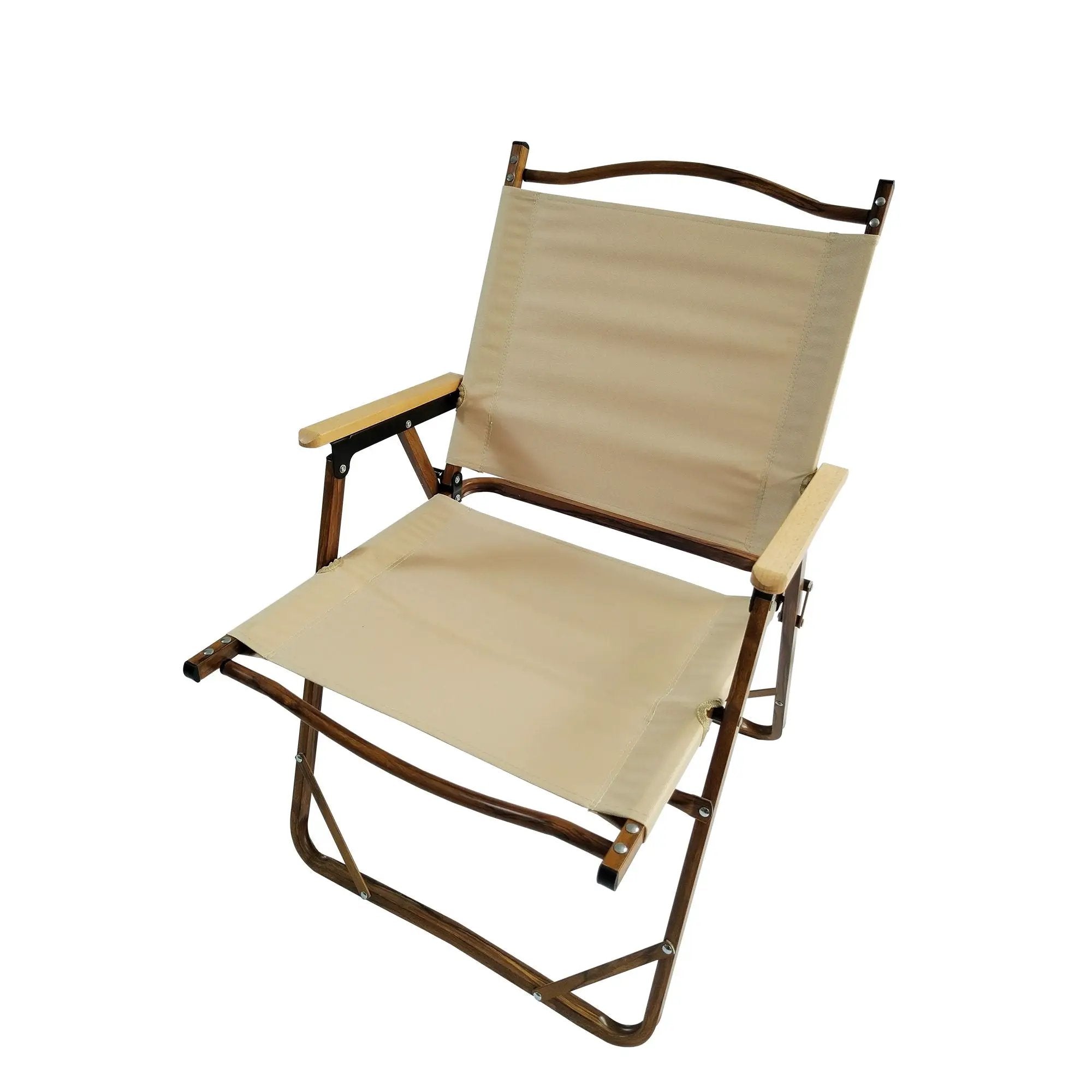 Comfy - Foldable And Portable Chair With Armrests, Indoor And Outdoor Universal (Set of 4) - Brown by Unique Piece Furniture