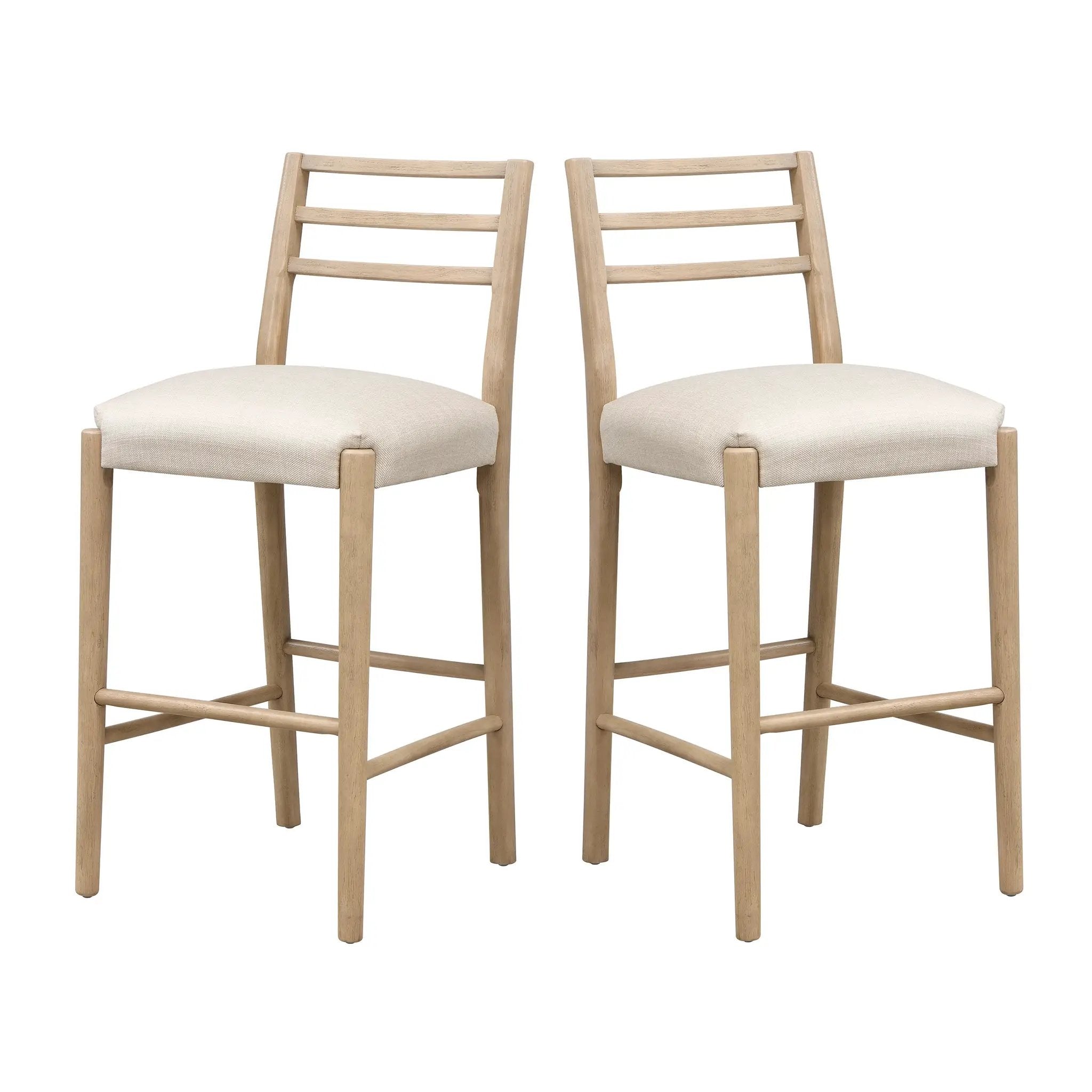 Bar Stool With Ladder Back (Set of 2) by HouseOfZazla