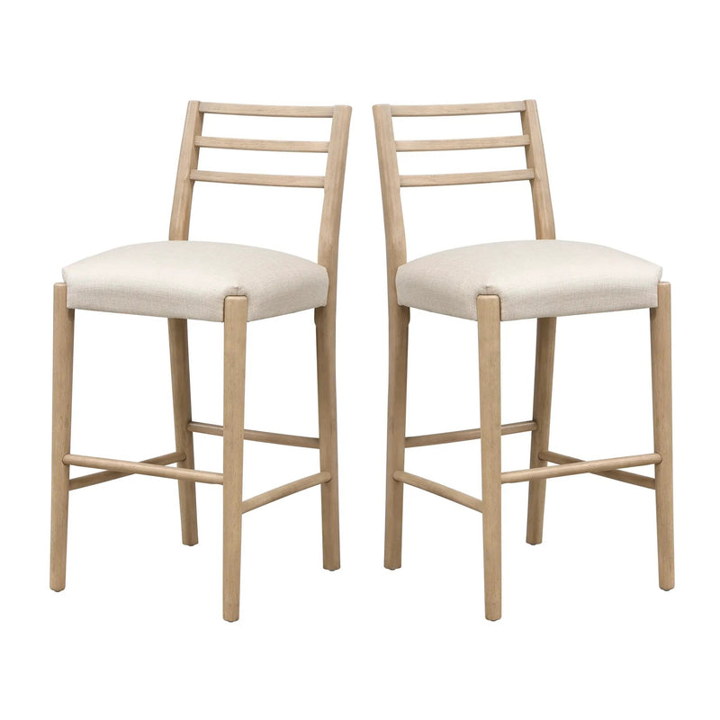 Bar Stool With Ladder Back (Set of 2) by HouseOfZazla
