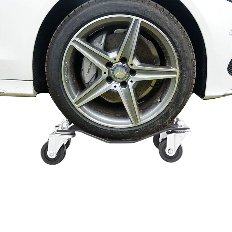 Heavy Duty Car Dolly Set, 6000Lbs Capacity, Metal Construction - Gray by HouseOfZazla