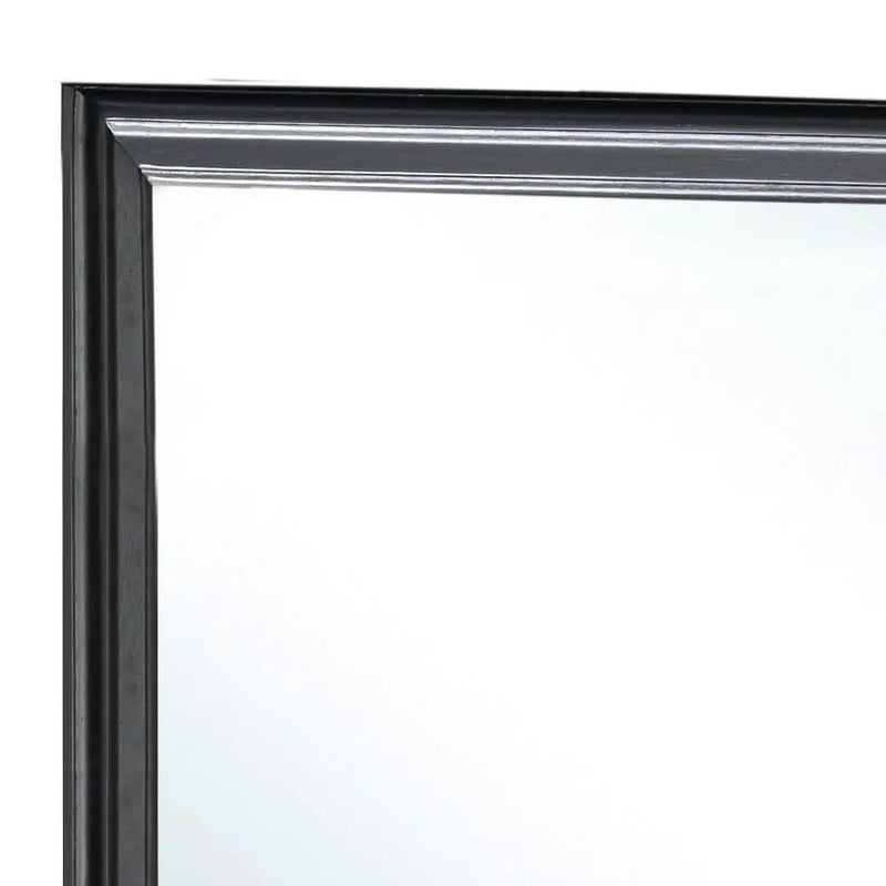 Elegant Wall Mirror - Black by Unique Piece Furniture