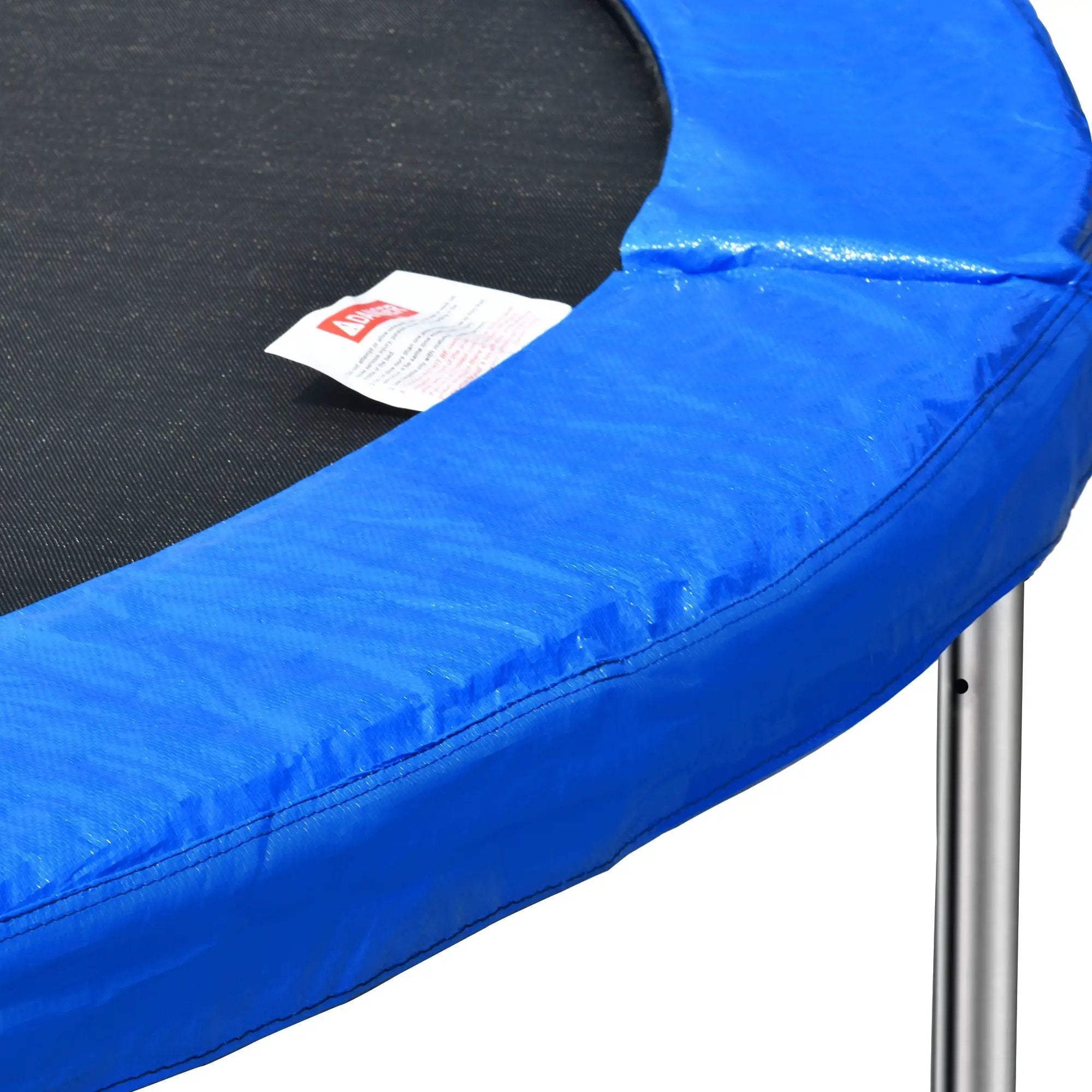 14Ft Trampoline For Adults & Kids With Basketball Hoop, Outdoor Trampolines With Ladder And Safety Enclosure Net For Kids And Adults, Double-Side Color Cover - Blue by HouseOfZazla